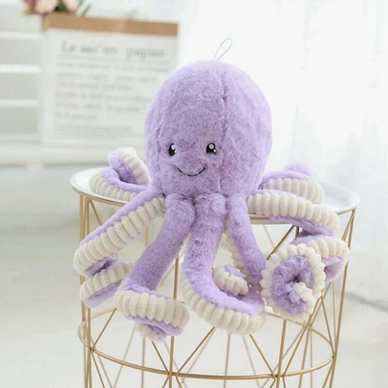 Heißer Verkauf 40-80 cm Schöne Simulation Octopus Anhänger Plüsch Stofftier Weiche Tier Home Zubehör Nette Puppe Kinder kinder Geschenke