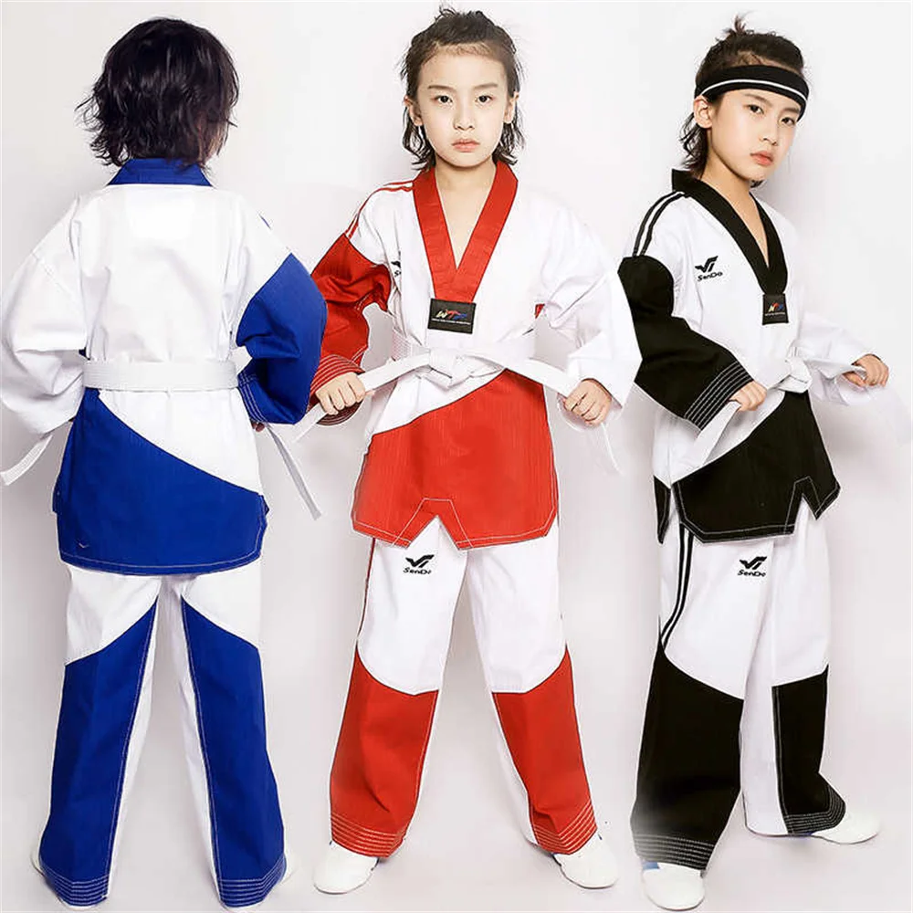 

Taekwondo Clothing Children's Adult Long-Sleeved Clothes Training Clothing Performance Clothing Coach Clothing Arc