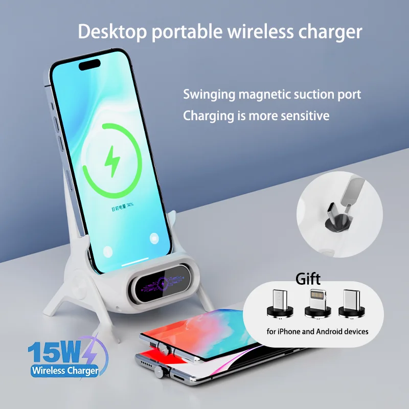 2026 Sofa Design Induction Fast Wireless Charging Phone Holder for Samsung Iphone Huawei Mobile Phone Wireless Charger