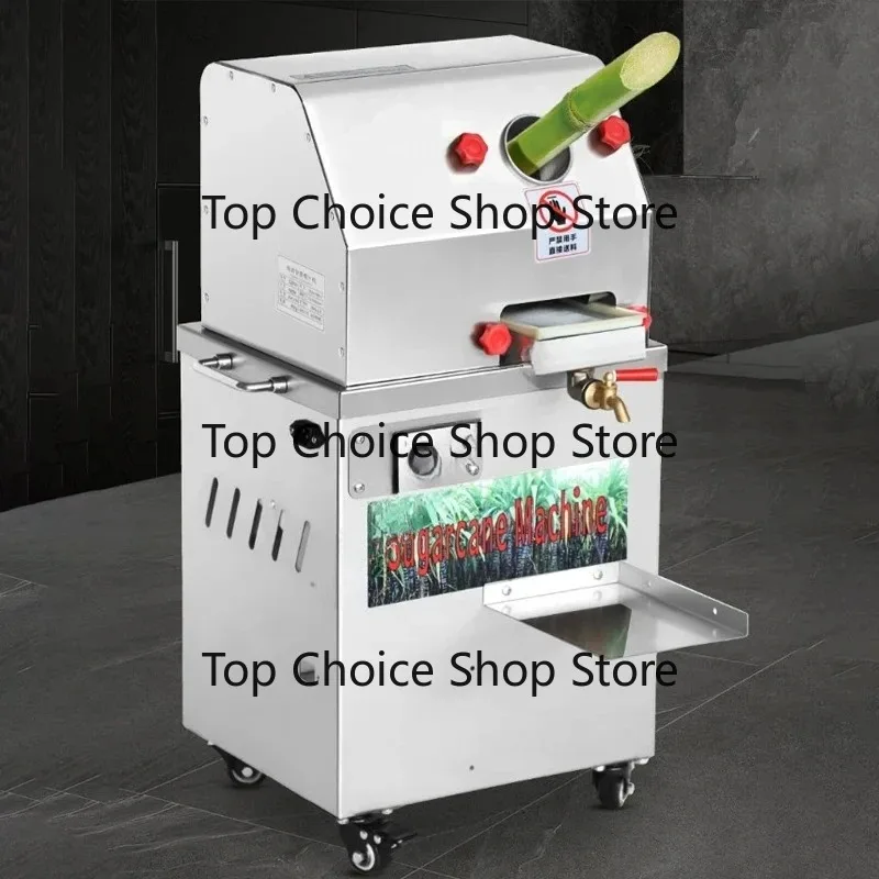 Electric Sugarcane Juicer Stainless Steel Dual Power Supply Fully Automatic Sugarcane Juice Production Machine