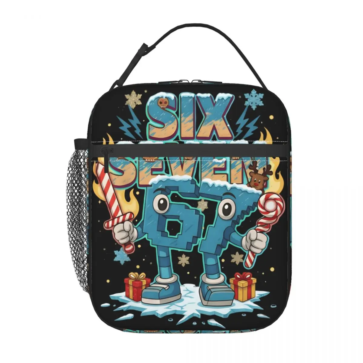 

Ланч-бокс 67, шесть семи, 6-7 лет, забавный итальянский мозговой товар, коробка для хранения еды, стильный термохолодильник, коробка для бенто для школы