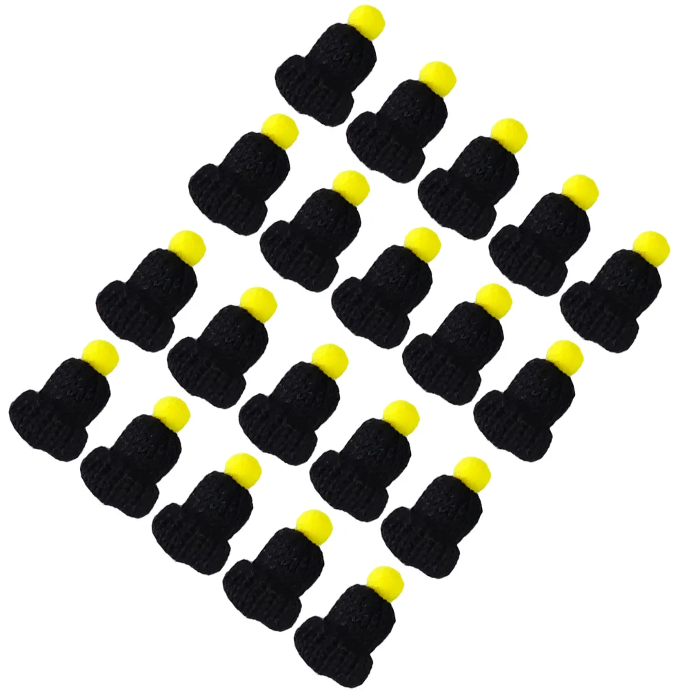 

20Pcs Mini Hat Woollen Ornaments High Quality Material Excellent Craftsmanship for Gifts Mini Hat Creative Decor