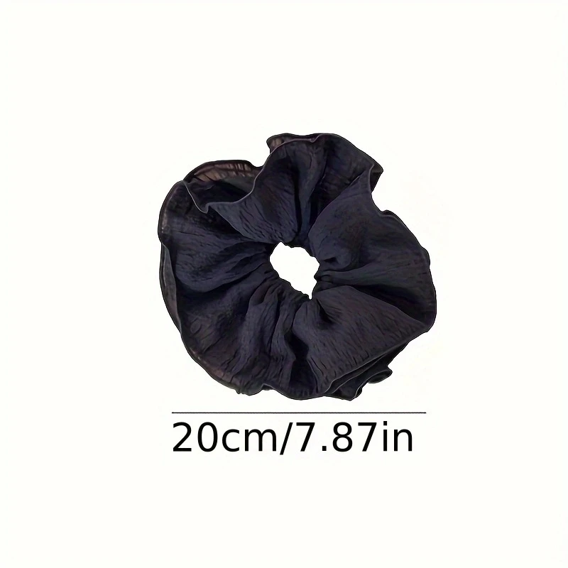 Мягкая пряжа, большие резинки для волос, двухслойная веревка для волос, летняя красочная эластичная резинка для волос, держатель для хвоста, резинки для волос, женские аксессуары для волос