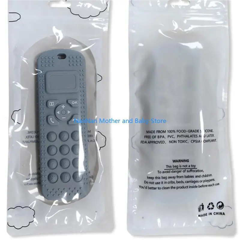 

Remote Control Teething Toy Chew Toy for Boys & Girls Teether Educational