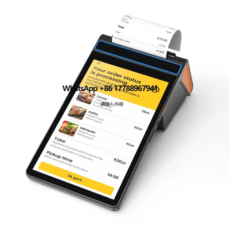 

Professional Nfc Wifi Android Cash Register Portable Terminal Payment Mobile Handheld Pos System