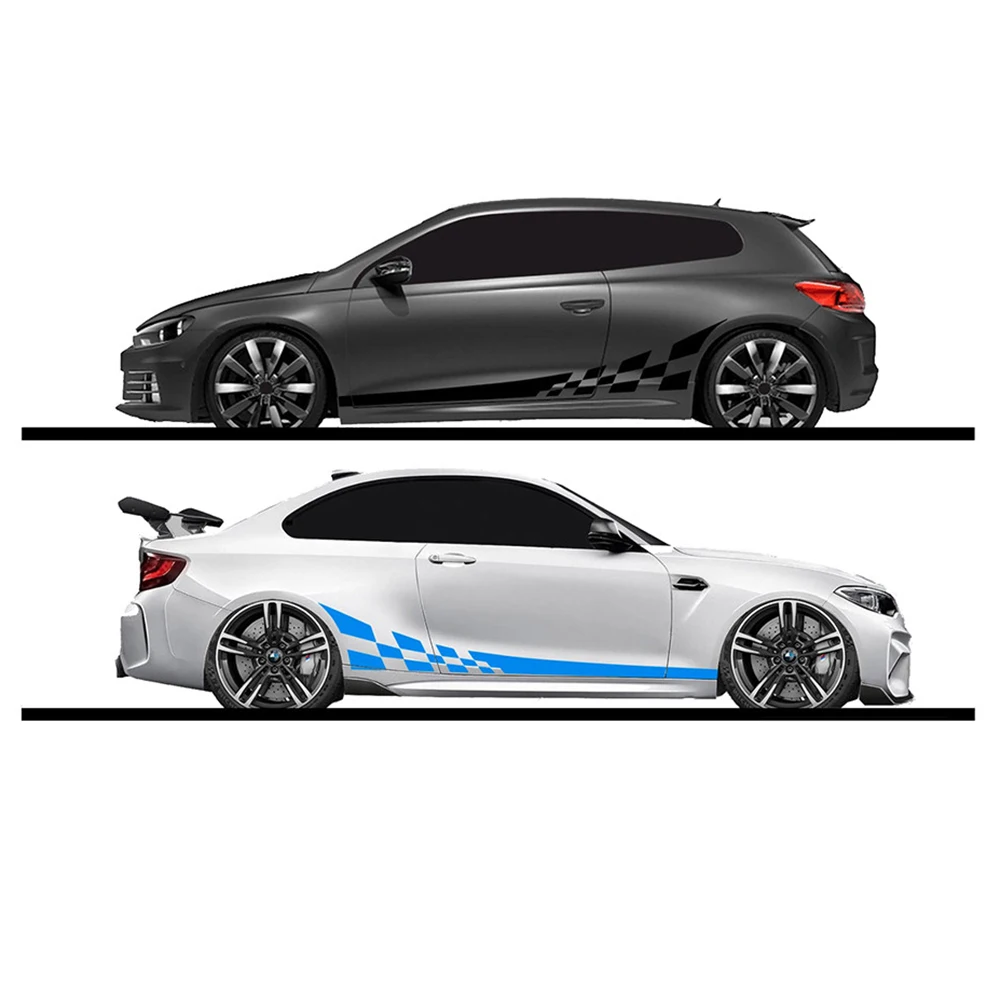 

Car DIY Both Sides Stickers Race Stripes Camouflage Automobiles Products Car Wrap Vinyl Film Car Accessories
