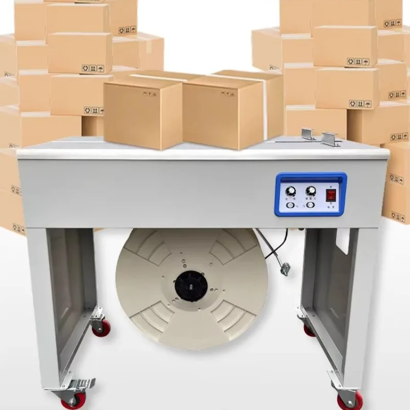 220V Automatic Strapping Machine Industrial Packaging Tool for Carton Sealing Bundling  One-Key High-Efficiency Operation
