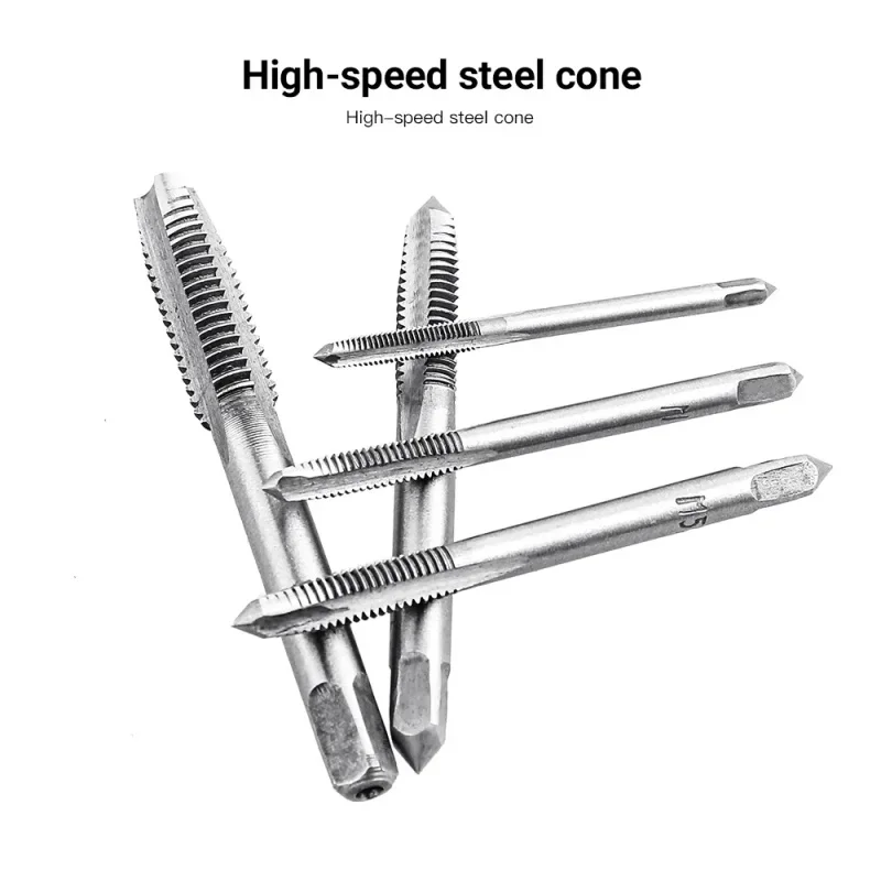 High Quality T-type Wrench Drill Set Hand Tapping Tools Machine Screw Thread Tap Twist Bit M3/M4/M5/M6/M8 Tap Set DIY Tool