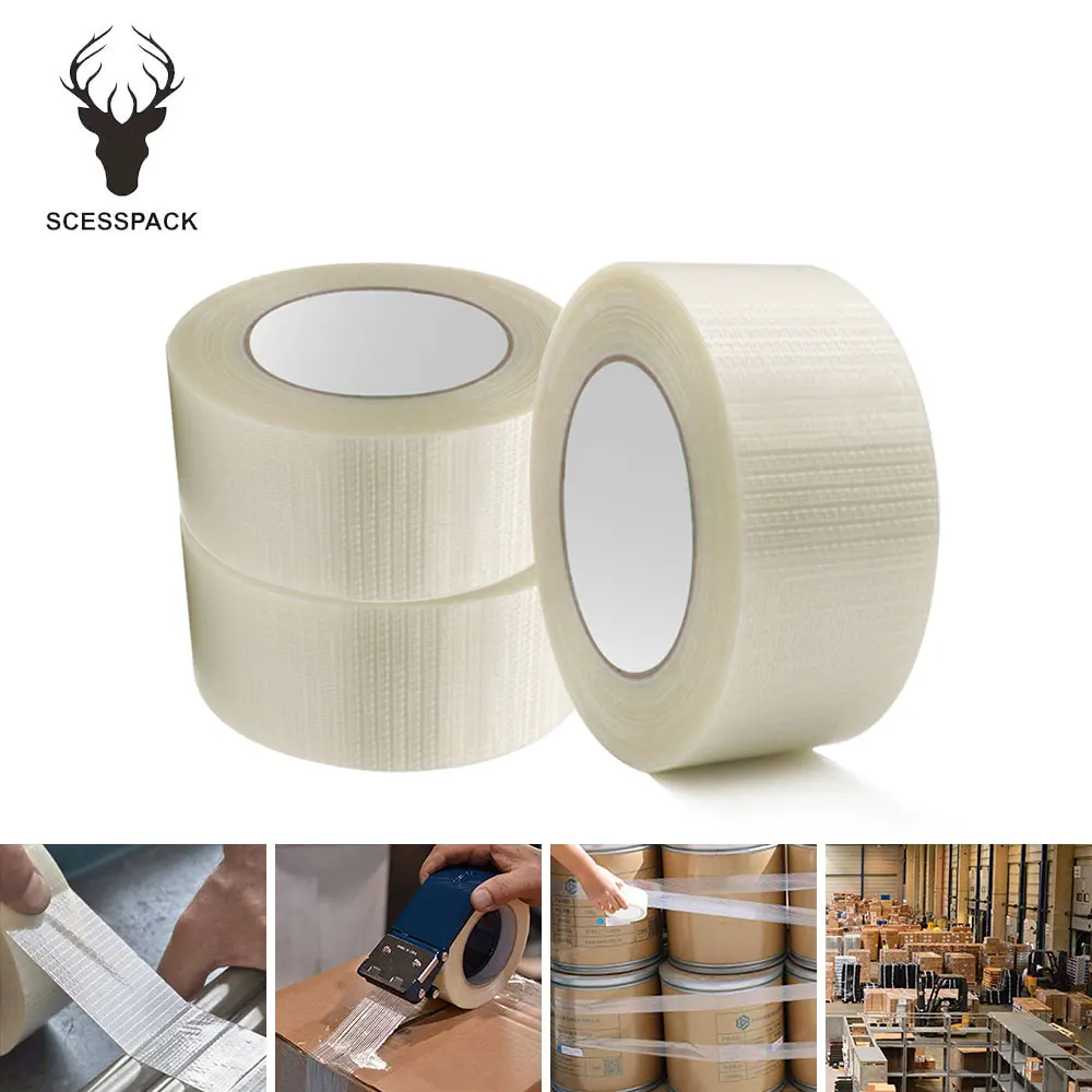 

Односторонняя износостойкая лента из стекловолокна, высокая вязкость, прозрачная ковровая клейкая сетка и сильное крепление клея