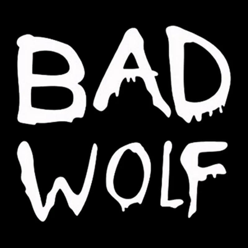 N377# Car Sticker Bad Wolf Waterproof Vinyl Decal Car Accessories Pegatinas Para Coche DIY Car Styling