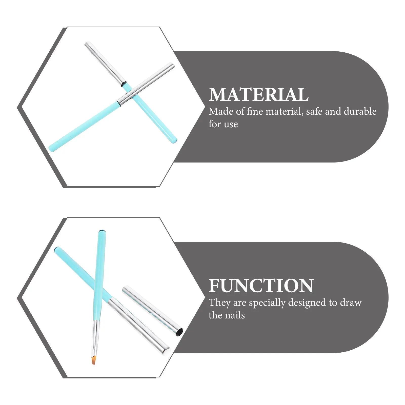 

2 шт., кисть для дизайна ногтей, кисть для очистки ногтей, легкий портативный компактный дизайн, маникюрные инструменты для очистки акрилового гель-лака