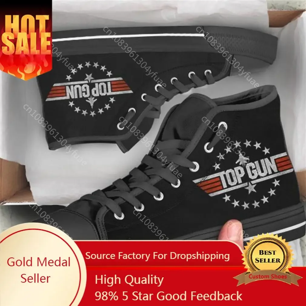 

Hot Cool Fashion Pop Funny New Summer High Quality Sneakers Latest Casual Shoes Men Women Top Gun High Top Classic Board Shoes