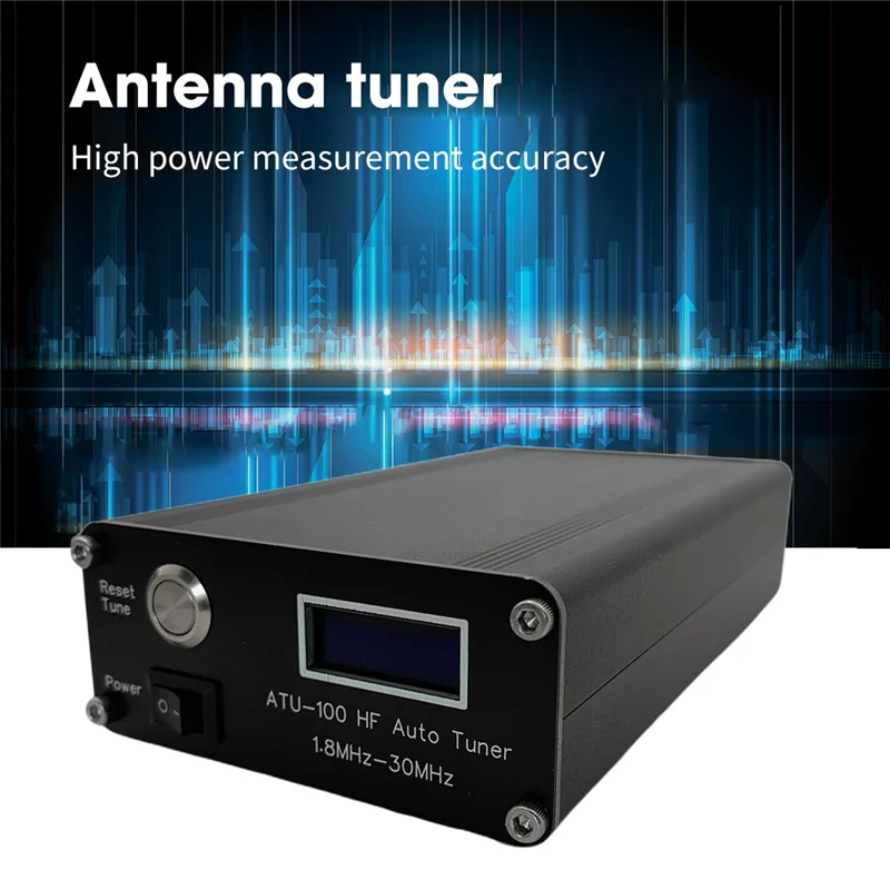 B68C ATU-100 موالف تلقائي موالف الراديو هوائي موالف بواسطة N7DDC + 0.91 OLED V3.1 لتقوم بها بنفسك موالف هوائي الراديو التلقائي 100 واط هوائي