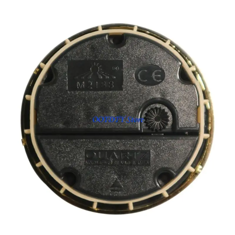 367A Furniture Decorative 65mm Round Clock Insert Black Roman Numeral Easy Reading
