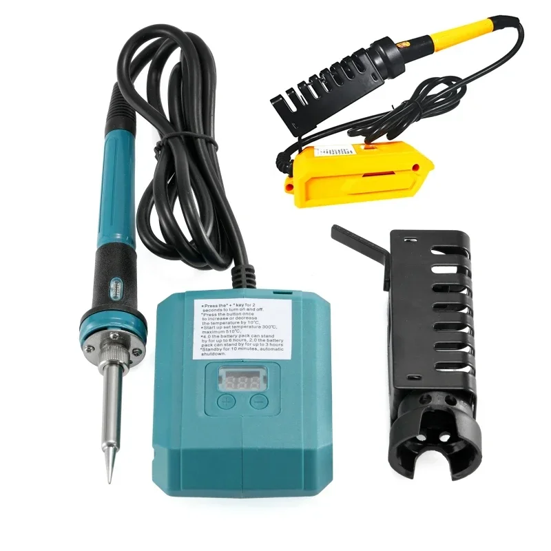 20v Cordles Soldering Iron Rechargeable 936 Internal Heat Fast Charge Microelectronics Repair Welder for  Makitaor Dewei Battery