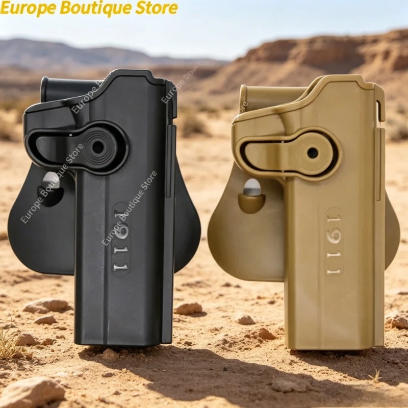 

Outdoor 1911 Waist Holster with Mag Pouch Portable Carry Bag Model Accessories for Cosplay Props Collection Tactical