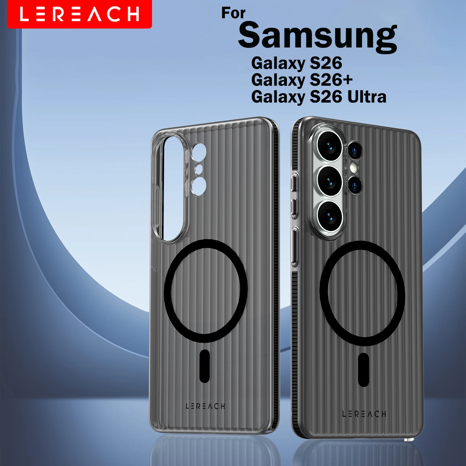 Lereach for Samsung Galaxy S26 Ultra S26+ S26 Plus Magnetic Frosted Phone Case  Anti-Slip Slim Multi-Scene Protection