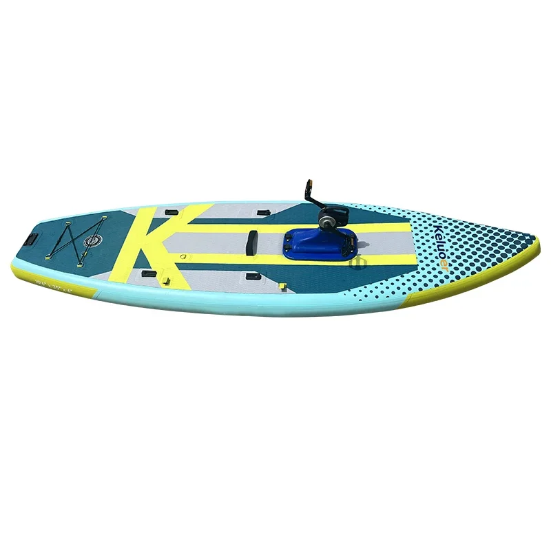 Inflatable pedal SUP Aluminum Air Fishing Kayak Boat with Pedal Drive