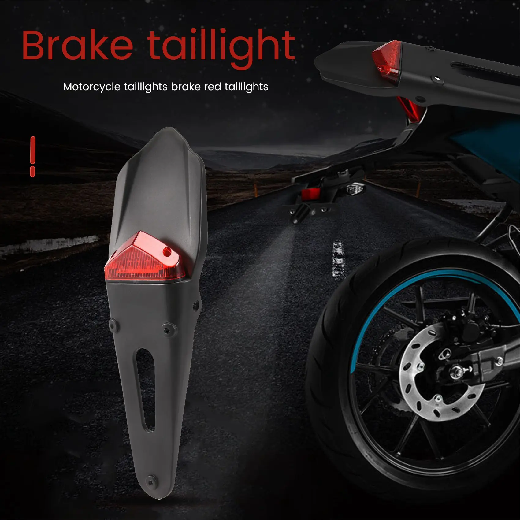 

Trending Rear Fender LED Brake Red Tail Motocross Motocross XR CRF KLX ENDURO EXC