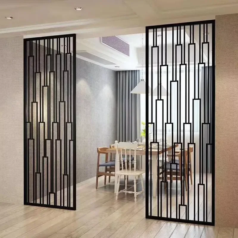 Custom Durable Stainless Steel Room Partition Unique Design Vertical Divider for Home Office Space Separator