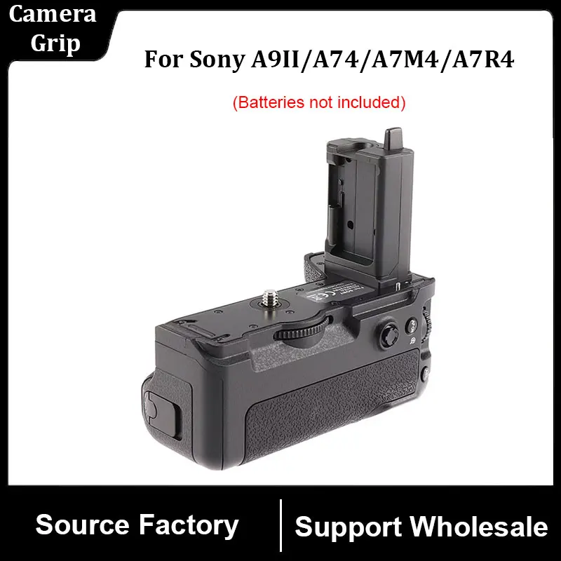 

VG-C4EM Vertical Camera Battery Grip Holder For Sony A9Ⅱ/ A7R4/ A7M4/ A7RM4/ A1/ A7SⅢ/ A7RⅣ/ A7RV/ A7RMV