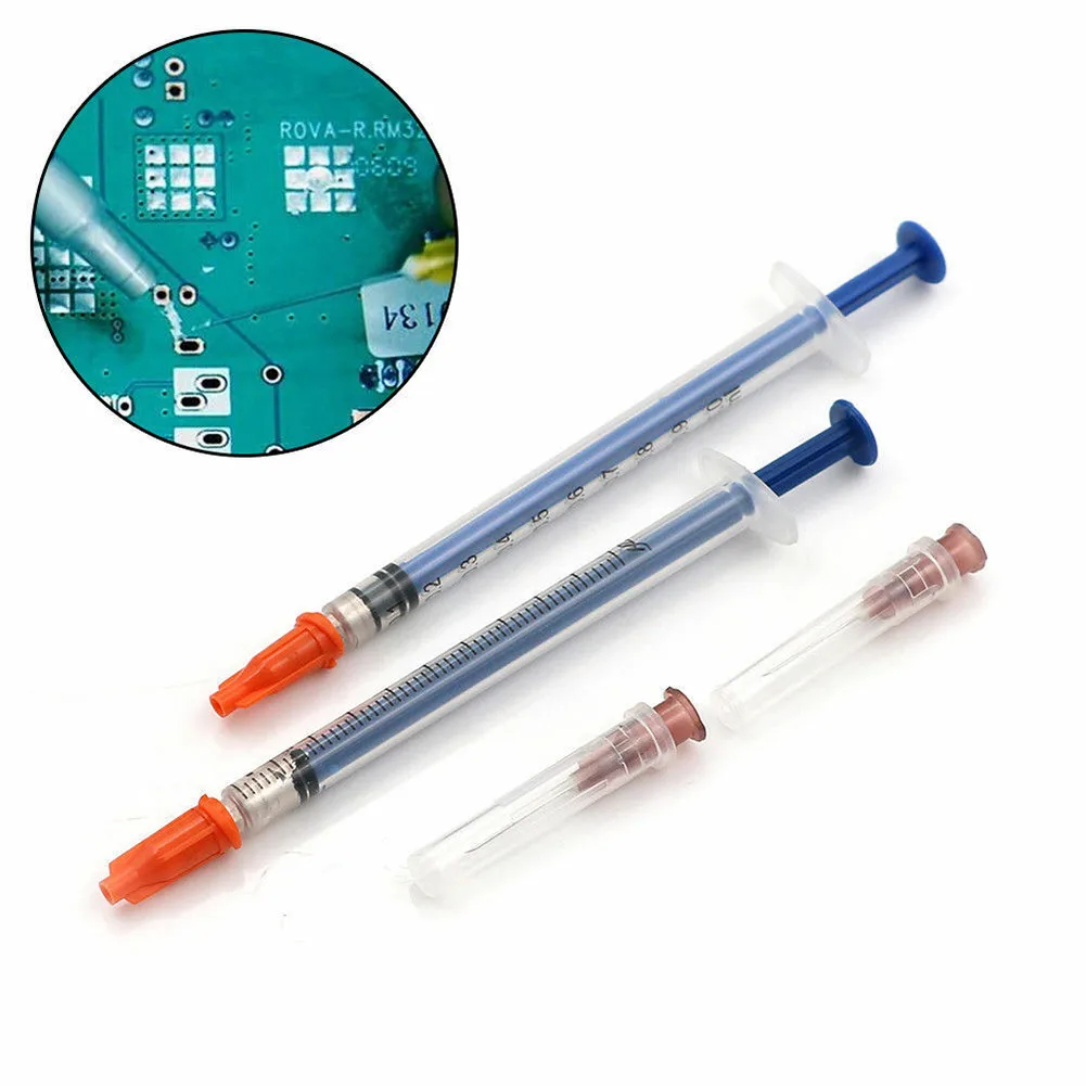  2pcs 0.2ML Conductive Glue Wire Electrically Paste Conductive Paint Adhesive-Connector PCB Repair Tools