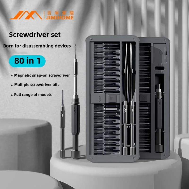 

JIMIHOME 80 в 1, набор многобитных мини-отверток, набор прецизионных магнитных отверток для очков, электроники, часов, телефонов
