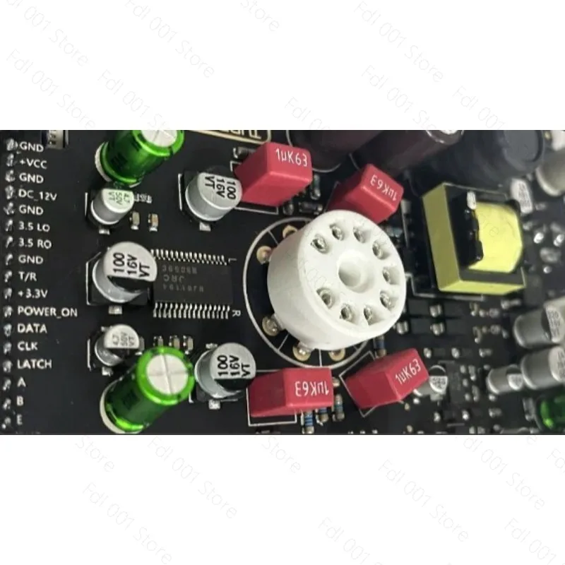 Tube 05 ECC82 Tube Headphone Amplifier HiFi Preamp Discrete Component Class A