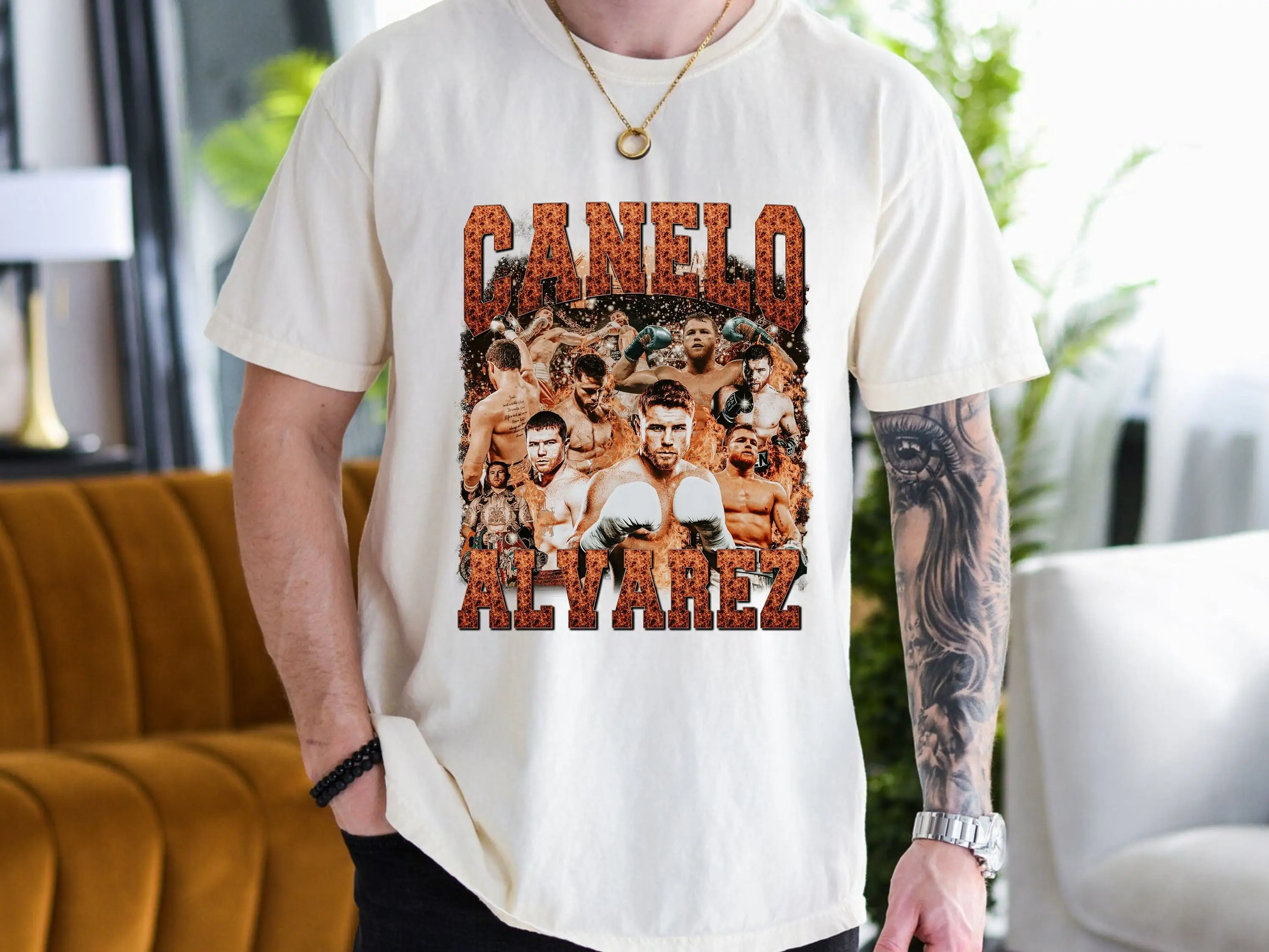 Canelo Alvarez Men's T Shirt For Him Husband Birthday 30th Men