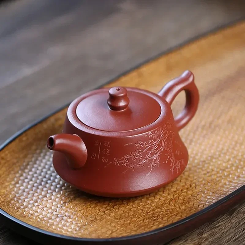 Yixing Purple Clay Tea Pot Master Handmade Beauty Teapot Dahongpao Zisha Filter Teaware Customized Tea Infuser 160ml Classic