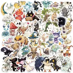 50Pcs Fantasy RPG Monsters Stickers Funny Cartoon Graffiti Decals For Phone Laptop Luggage Skateboard Scrapbook Bicycle Stickers