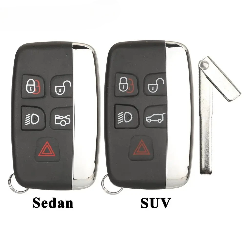 

Jingyuqin умный чехол для ключа автомобиля для Land Rover Discovery 4, Range Rover Sport Evoque Vogue LR2 LR4 для Jaguar Freelander XFL XE XJ