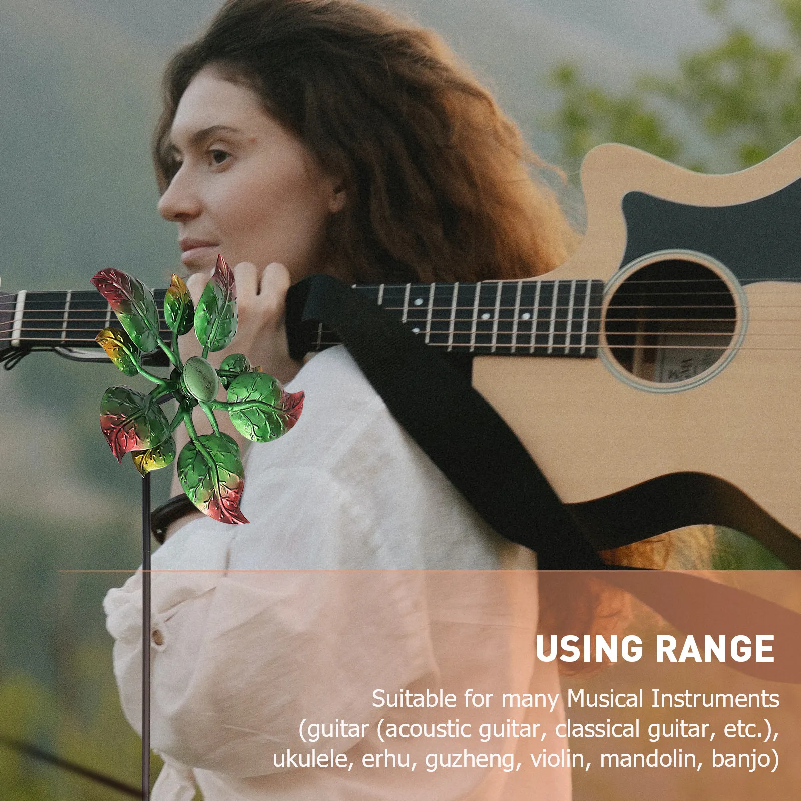 Professional Guitar Pickup Plastic Metal Multi-Functional Guitar Sound Pick-Up Instrument Sound Transmitter Receiver Recording
