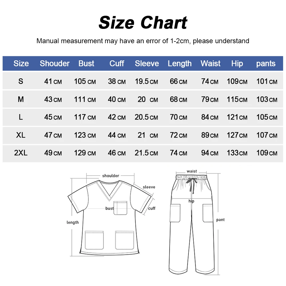 Modieuze bloem bedrukte verpleegsters werkkleding medische accessoires verpleegstersuniformen vrouwen scrubs sets shirt met korte mouwen zakbroek