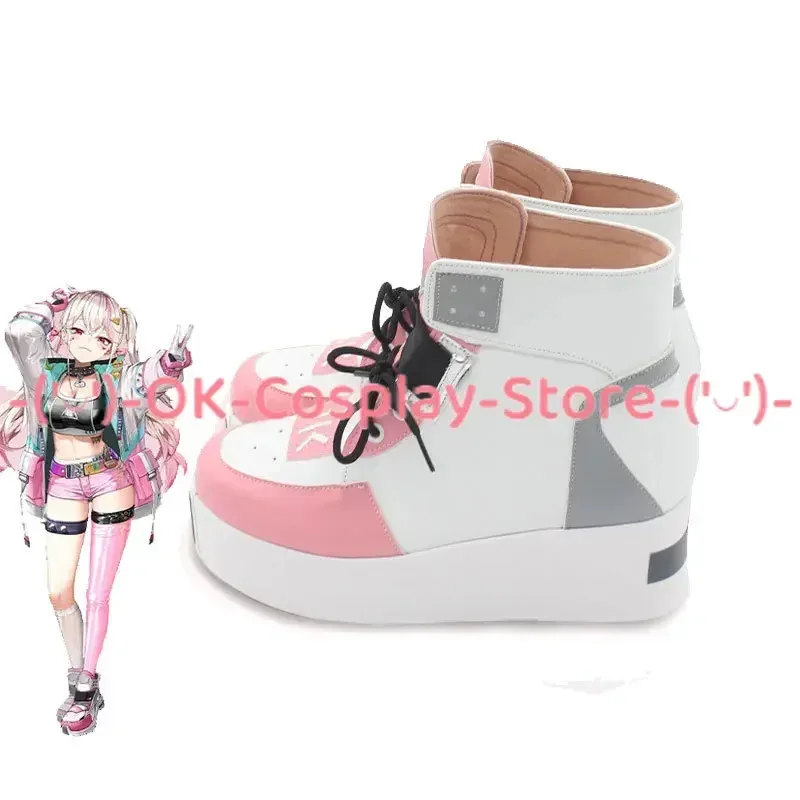 DY20 [حسب الطلب] أحذية جاكال التأثيرية عالية الكعب NIKKE آلهة النصر أنيمي لعب الأدوار الدعائم حفلة الهالوين كرنفال بولي Leather الجلود B