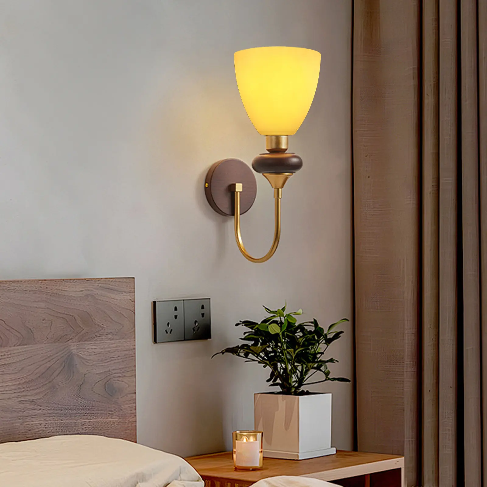 

Decorative Glass Lamp Shade for Ceiling Pendant Wall Light Replacement Cover Warm Soft Illumination Glass Lamp Shade