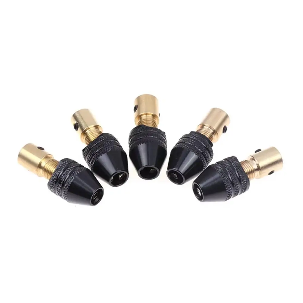 Chuck bor 0.3-3.4mm Mini, konverter perlengkapan Chuck Mini dengan adaptor bor tanpa kunci dan Chuck cepat berubah tahan karat