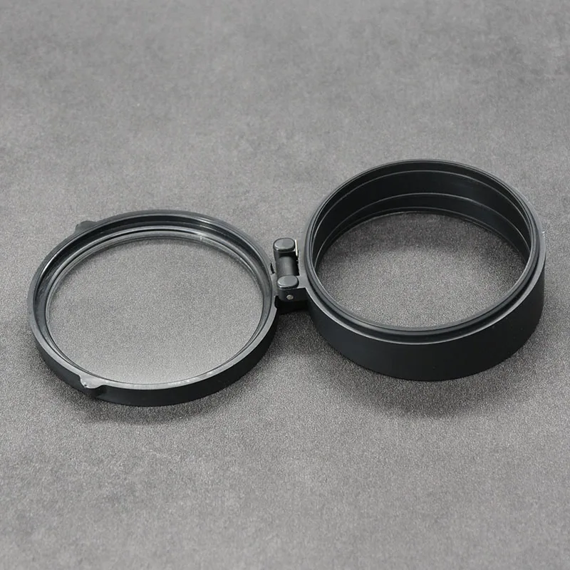 

Shooin Optics Scopes Quick Open Explosion-Proof Glass Cover For 62mm Diameter Scope Lens Protection Dustproof