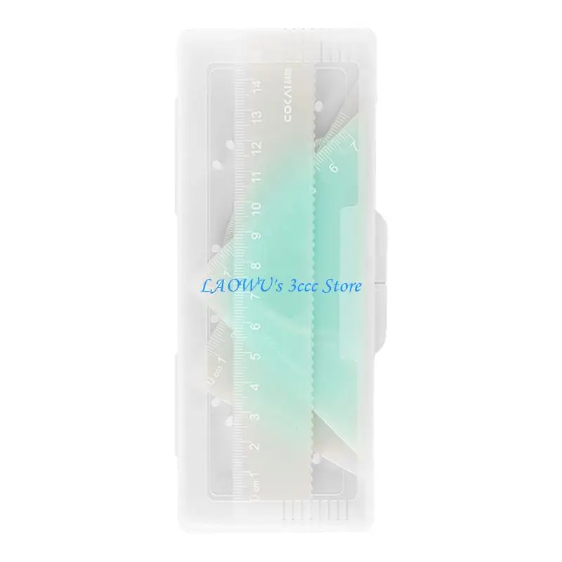 

Y8AD Student Drawing Ruler Set for Triangle Rulers Protractor for Art Math Supplies 4