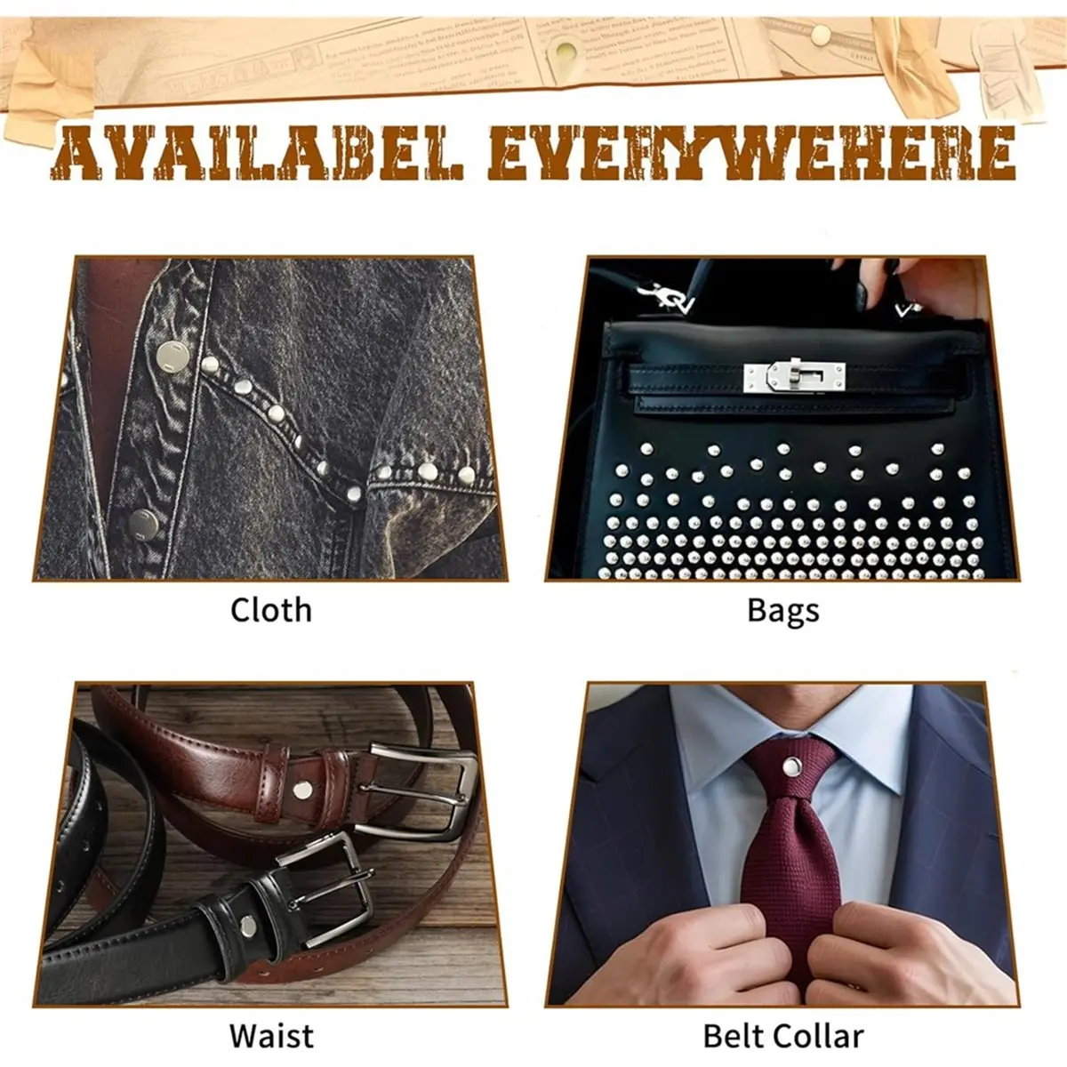 

500 шт. 10 мм круглые купольные шпильки для одежды, металлические шпильки для одежды с шилом, шпильки для куртки для рукоделия из кожи