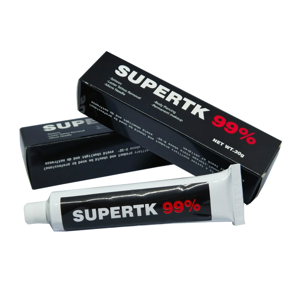 30g 99% Supertk Tattoo Cream Before Permanent Makeup Eyebrow Lips Liner Microblading Piercing Body Beauty Auxiliary