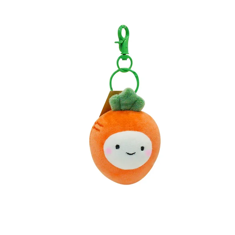 Kawaii Pluche Groentevoedsel Pop Speelgoed Creatief Pluche Radijs Wortel Rugzak Hanger Sleutelhanger Damestas Accessoires Cadeau