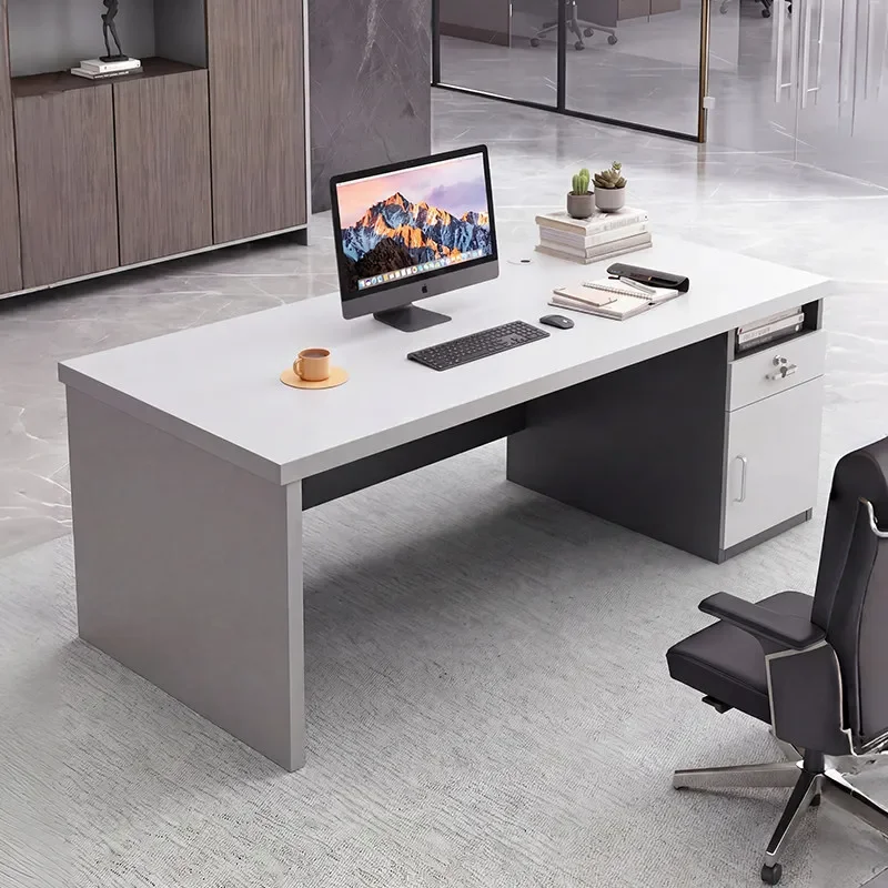 for Desk Boss Table State Subsidies Office Single Desk Chair Home Desktop Desk with Drawer Computer