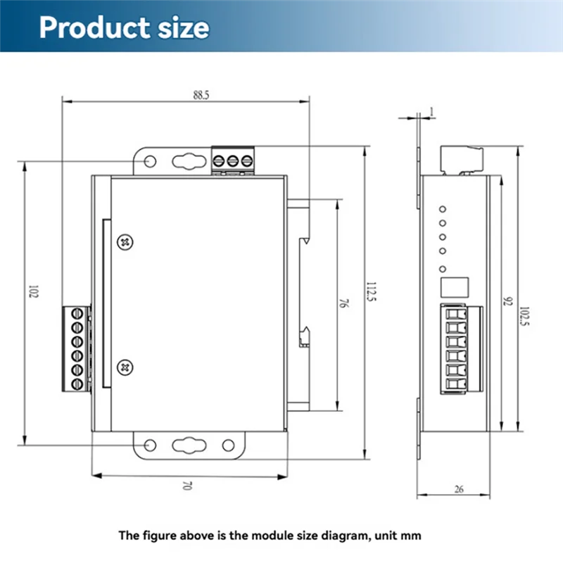 ABKQ-DLT645 Tonetwork Modbus Protocol Converter DL Protocol Centralized Meter Reader Electricity Toethernet