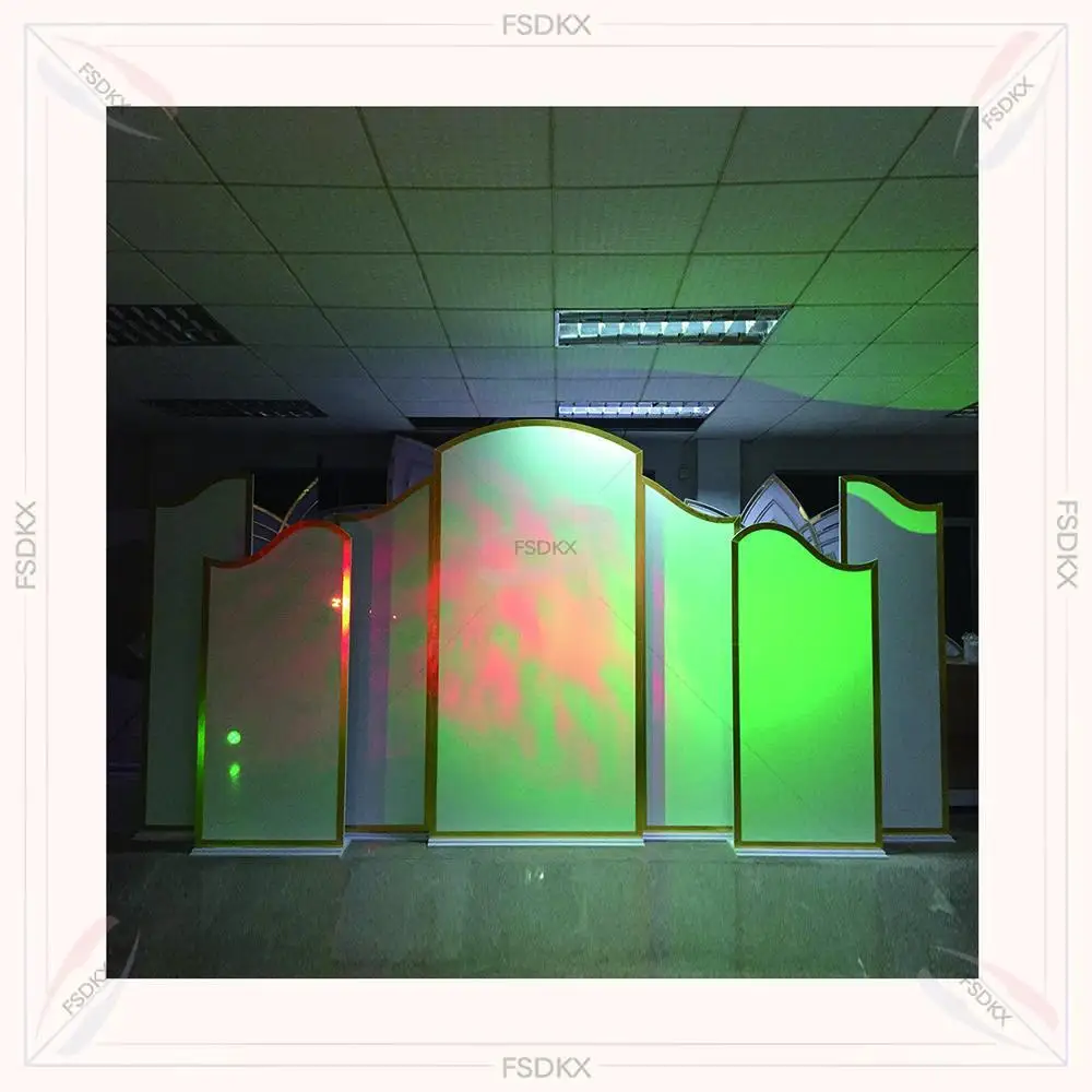 

Luxury Acrylic Big Wedding Event Reception Backdrop