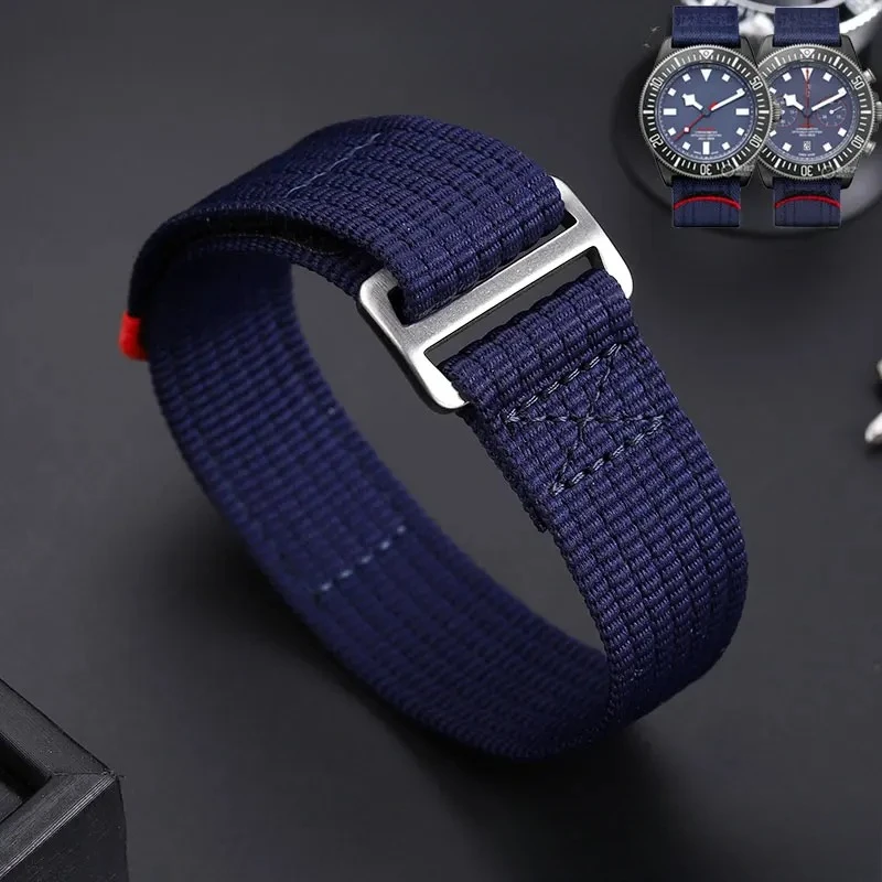 20 mm 22 mm hochwertiges Nylon-Uhrenarmband für TUDOR-Kragen, verstecktes FXD/Biwan/1958-Serie, Canvas-Armband für Herren, Sportarmbänder