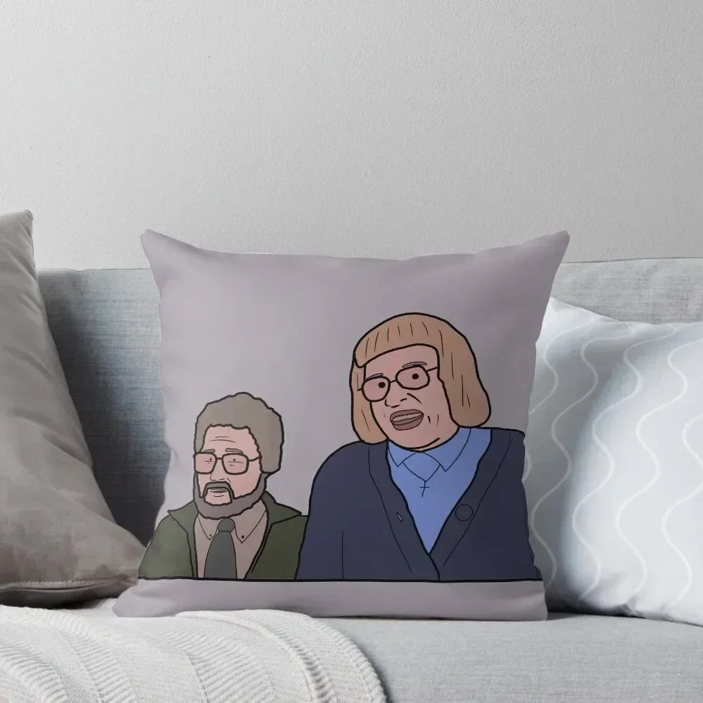 

Holiday From Hell Come Fly With Me Judith and Peter Throw Pillow Sofa Cushions Covers luxury decor pillow