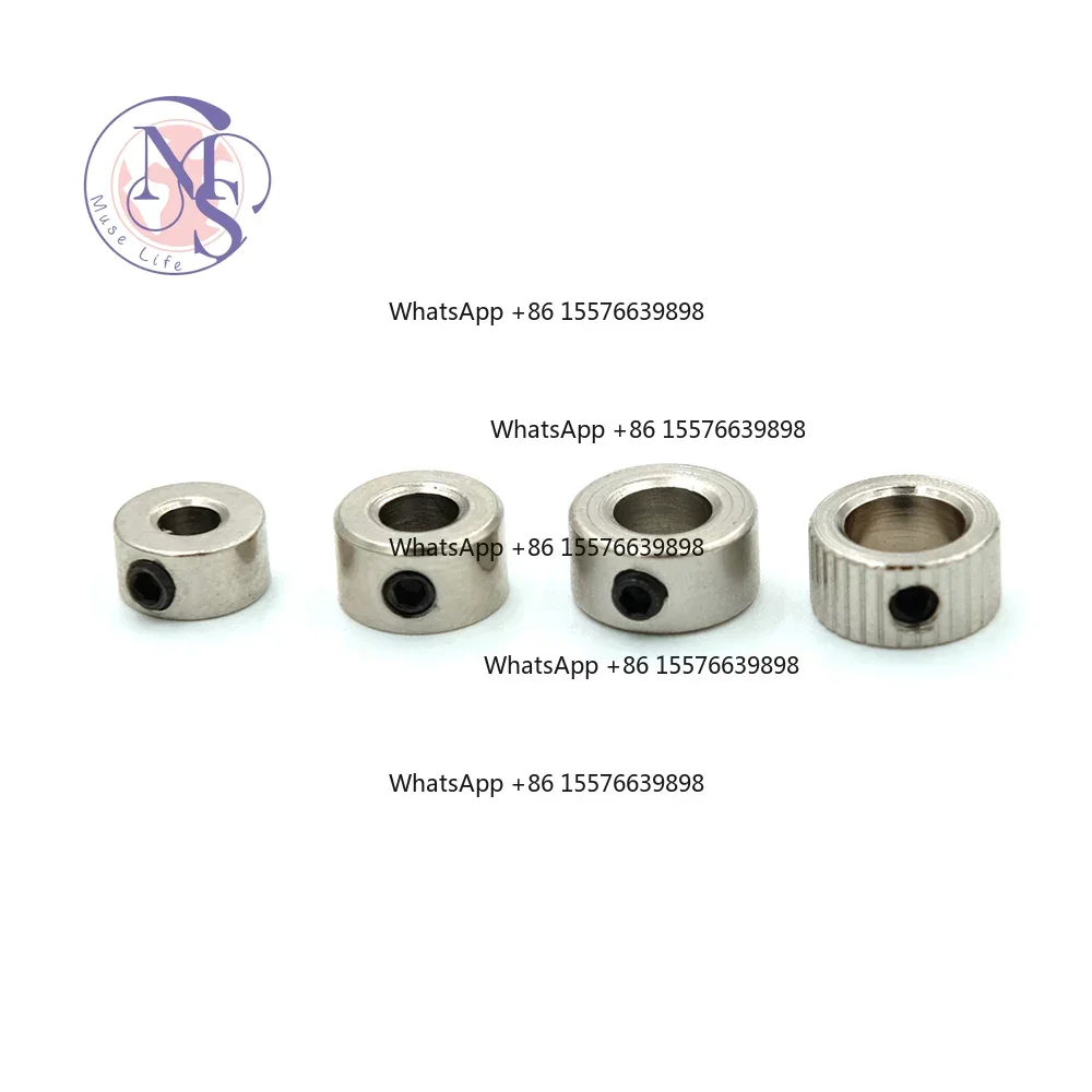 10Pcs Metal Shaft Lock Collar Stopper, 2.1-5.1mm Bore, For RC Boat Landing Gear Axle