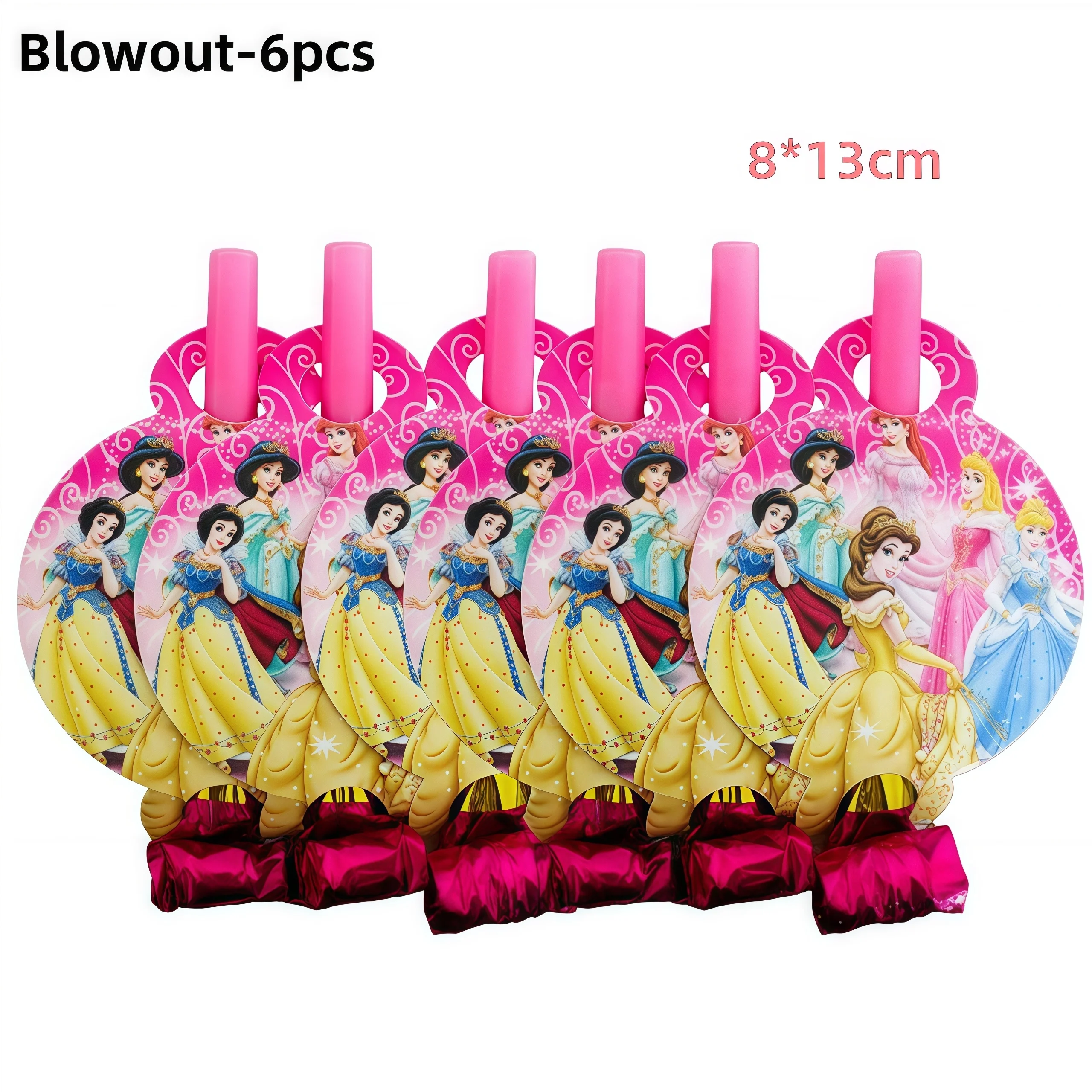 Prinses Verjaardagsfeestje Decor Meisjes Partij Ballonnen Servies Plaat Cake Topper Meisjes Verjaardag Photo Booth Baby Douche Decoratie