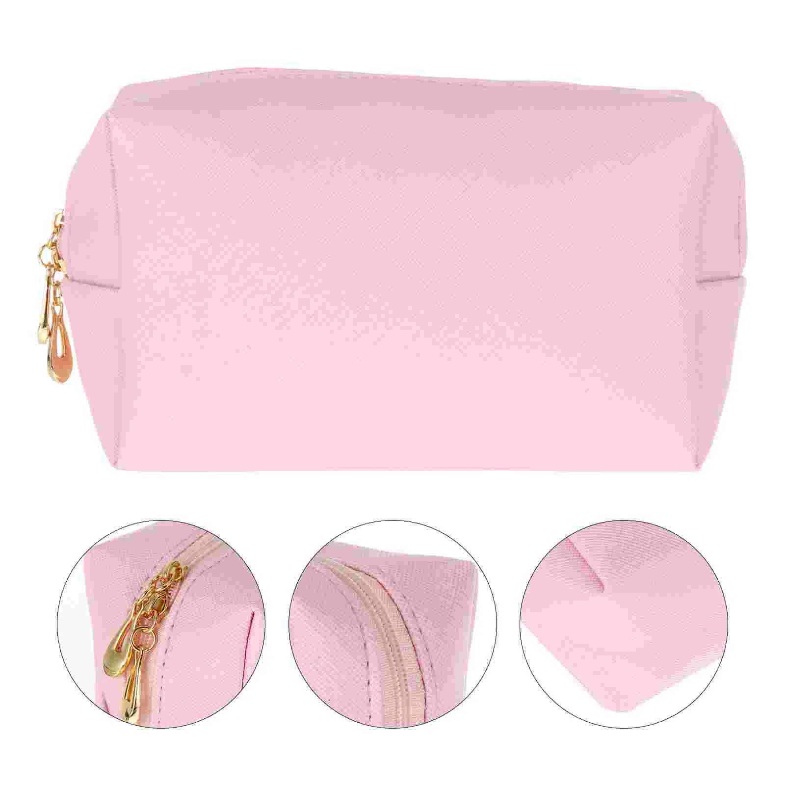 Square Bag Convenient Wash Pouch Storage Travel Makeup Water Proof Toiletry Pu for